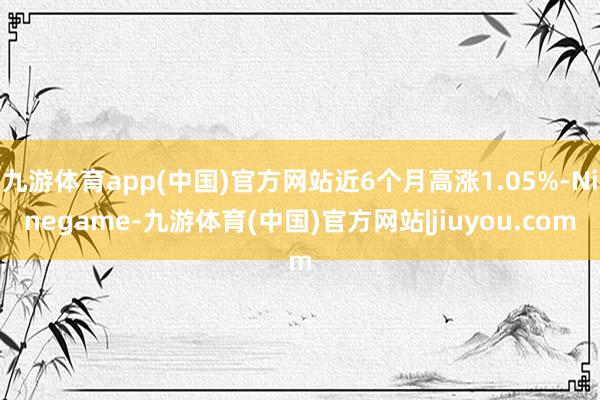 九游体育app(中国)官方网站近6个月高涨1.05%-Ninegame-九游体育(中国)官方网站|jiuyou.com