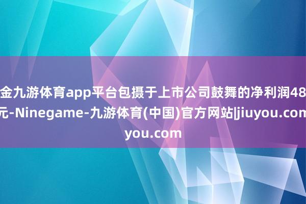 现金九游体育app平台包摄于上市公司鼓舞的净利润48亿元-Ninegame-九游体育(中国)官方网站|jiuyou.com